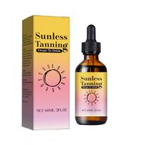 Kūno įdegio kremas įdegio saulės vonioms be saulės odos spalvos įdegio lašai 60ml One Size rožinė