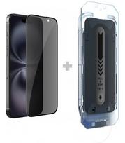 Apsauginis grūdintas stiklas 0.25mm Apple iPhone 16 telefonui "Nillkin TG Guardian 2.5D Privacy (Applicator)"