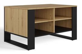 Kavos staliukas TopEshop Modern 4P, rudas/juodas