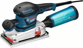 "Bosch Professional" GSS 280 AVE orbitinis šlifuoklis, šlifavimo paviršius: 257,64 kv. cm, 350 W variklis, mikrofiltrų dėžutė, 1 dėžutė, 0601292902