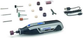 "Dremel Lite 7760" 3,6 V akumuliatorinis daugiafunkcinis įrankis, 15 priedų rinkinys, kintamas sukimosi greitis nuo 8 000 iki 25 000 aps/min - skirtas drožinėti, graviruoti, šlifuoti, galąsti, valyti, poliruoti, šlifuoti