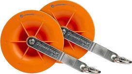 "Jonard Tools" 2 x žemos įtampos elektros, tinklo ir koaksialinių kabelių skriemulys CP-475