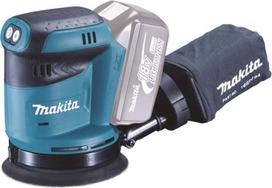 "Makita" akumuliatorinis atsitiktinių judesių šlifuoklis, 125 mm, 18 V, "Makpac", be akumuliatoriaus / įkroviklio DBO180ZJ