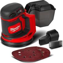"Milwaukee M18 BOS125-0" atsitiktinis orbitinis šlifuoklis 12 V be priedų