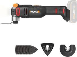 "WORX Nitro WX698.9 Sonicrafter" akumuliatorinis daugiafunkcinis 20 V įrankis - bešepetėlinis variklis - "PowerShare" - skirtas pjaustyti, pjauti, šlifuoti - 10000-20000 aps/min - be akumuliatoriaus ir įkroviklio