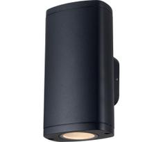 Kanlux 38882 - Lauko sieninis šviestuvas ZEVI 2xGU10/10W/230V IP54 juoda