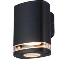 Kanlux 38884 - Lauko sieninis šviestuvas ZEVI 1xGU10/10W/230V IP54 juoda