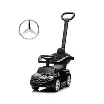 Milly Mally paspiriama mašinėlė su stūmimo rankena MERCEDES C-Class Deluxe, Black