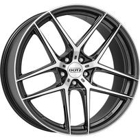 Ratlankis DOTZ LagunaSeca dark R20x9 5x120 ET 30 CB 72.6 (Gunmetal/Polished) (740 kg)