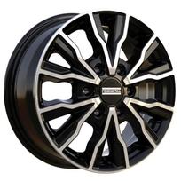 Ratlankis FONDMETAL PRO2 R16x6.5 6x120 ET 50 CB 74.5 (Glossy Black Machined) (1250 kg)