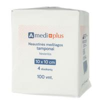 AMEDIPLUS, neaustinės mdžiagos tamponai, 10*10cm N100