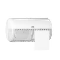 Tualetinio popieriaus TORK Conventional T4 laikiklis 557000, 153 x 286 x 158 mm, baltos spalvos, plastikinis