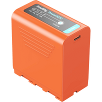 SmallRig Fotoaparato baterija NP-F970, USB-C, oranžinė