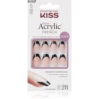 KISS Acrylic French Color Priklijuojami nagai Flame 28 vnt.