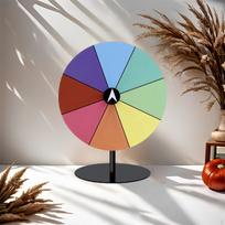 Tabletop Prize Turntable Game Roulette Wheel for Gatherings Teaching