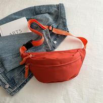 Casual Simple Shoulder Bag Crossbody Breast Bag Casual Bag Women'S Spring Trend Sports Fanny Pack oranžinė