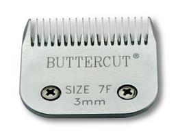 Geib Buttercut Blade SS nr 7F nerūdijančio plieno kirpimo galvutė, kirpimo ilgis 3 mm