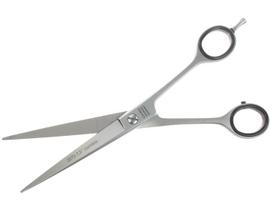 Gotta Solingen 7,5 colio (19,5 cm) tiesios žirklės su vienpusiu mikro pjūviu.