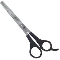 KR Witte Silver Touch Thinning 6 "- vienpusės filiravimo žirklės su plastikine rankena, 34 dantukai