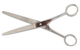 Mars Polished Curved Scissors 7,5 - profesionalios lenktos žirklės, pagamintos iš poliruoto nerūdijančio plieno