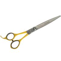 Geib Crab Straight Lefty 8,5 "Scissors Level 1 - tiesios žirklės gyvūnams kirpti su vienpusiu mikro pjūviu, kairiarankiams.