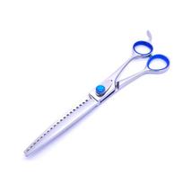 Geib Super Gator Chunker 7,5 "- profesionalios vienpusės filiravimo žirklės su ergonomiška rankena, pagamintos iš trigubai grūdinto nerūdijančio plieno.