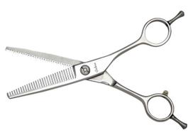 Geib Gator Double Thinning 6,5" - dvipusės filiravimo žirklės iš japoniško nerūdijančio plieno, 30 dantukų.