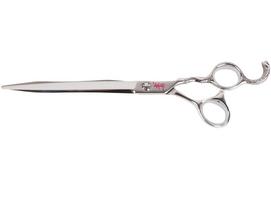 Yento Cobra Straight Scissor 8 "- aukščiausios kokybės profesionalios tiesios žirklės, kaltos rankomis su kobaltu, dekoratyvinė rankena