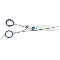 Geib Super Gator Straight Scissor - profesionalios priežiūros žirklės su mikro pjūviu ir ergonomiška rankena, pagamintos iš trigubo nerūdijančio plieno.