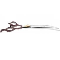Geib Kiss Curved Scissors - aukštos kokybės mikro kirpimo žirklės su satino rankena, lenktos - Dydis: 9,5 ".