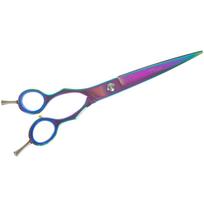 Geib Entree Blue Titan Left Scissors 8 "-aukštos kokybės žirklės su vienpusiais mikropjūviais ir titano danga, kairiarankiams -Tiesios.