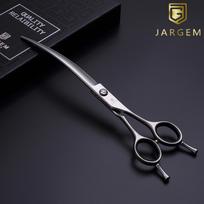 Jargem Curved Scissors – lenktos priežiūros žirklės su satino apdaila – Dydis: 7,5 colio