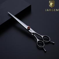 Jargem Straight Scissors - priežiūros žirklės su ilgais ašmenimis, simetriška rankena ir dekoratyviniu varžtu - Dydis: 7"