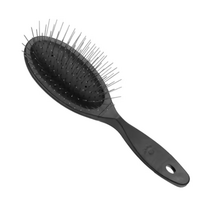 "Miranda" ovalus plastikinis šepetėlis, 3 cm ilgio metalinės smeigės