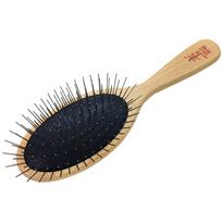 Yento 60-60 Pin Brush 22,5cm - medinis minkštas šepetys su 22 mm ilgio metalinėmis adatomis ir patogia rankena