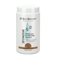 Iv San Bernard Traditional Line Jeunesse, 80 g - baltojo sandalmedžio kvapo pudra šunims ir katėms