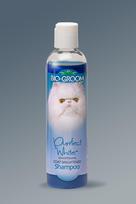 Bio-Groom Purrfect White - šviesinantis šampūnas katėms su baltu ir šviesiu kailiu