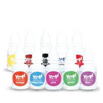 Yuup! Colors Grooming Airbrush 10x20ml - 10 airbrush dažų rinkinys