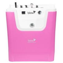 "Blovi Professional Grooming SPA" 90x68x95 cm - ozono vonia su "Milky SPA Micro Bubble" technologija ir hidromasažu, rožinės ir baltos spalvos