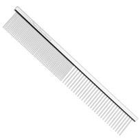 Chris Christensen Face Comb 11cm - profesionalios šukos snukiui ir ūsams su mišriais dantų tarpais