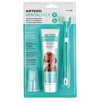 "Artero Dental Pack" - šunų dantų valymo rinkinys, dantų šepetėlis ir pasta
