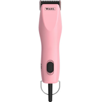 „Wahl“ - KM2+ - profesionalus dviejų greičių mašinele su bešepetėliniu varikliu ir 10-1,5 mm galvute, rožinės spalvos
