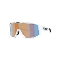 BLIZ Fusion Small akiniai | Nano Optics - Nordic Light | Matte White - Coral Orange Blue