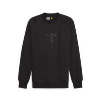 Laisvalaikio bliuzonas vyrams PUMA Ferrari Race Big Shield Crew PUMA Black - 62380201, juodas, XL