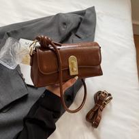 Simple And Trendy Shoulder Bag, Premium Messenger Bag, Commuter Baguette Bag, Retro Hand-Held Underarm Women'S Bag. ruda