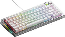 Glorious Gaming GMMK 3 PRO: (MX-Schalter), Schalldämmung, angepasste Tastenkappen, Amerikanische QWERTY - Silber