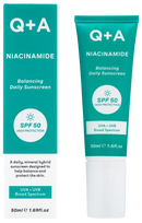 Q+A  Balancing SPF50 su niacinamidu apsauginis kremas nuo saulės, 50 ml