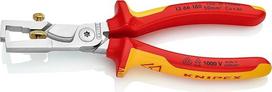 "Knipex" 13 66 180 mm SB "Strix" VDE testuotos kabelių žirklės / izoliacijos nuėmimo žirklės, įvairiaspalvės