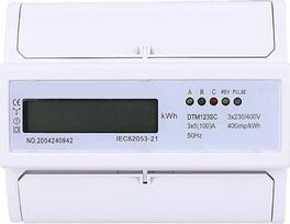 230 / 400V 5-100A skaitmeninis elektros skaitiklis su LCD ekranu, 3 fazių suvartojimo monitorius pramoniniam naudojimui
