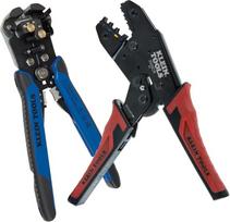 Klein Tools 80013 Kabelių įrankių rinkinys su automatiniu laidų nuėmimo įtaisu ir reketiniu izoliuotu gnybtų gnybtuotuvu Puikus elektrinių įrankių rinkinys 2 vnt.
